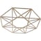 Ekena Millwork Guardian Wood Fretwork Pierced Ceiling Medallion, Birch, 32"OD x 12 1/2"ID x 3/8"T CMWP32X32X0375GDBI - alternate 5